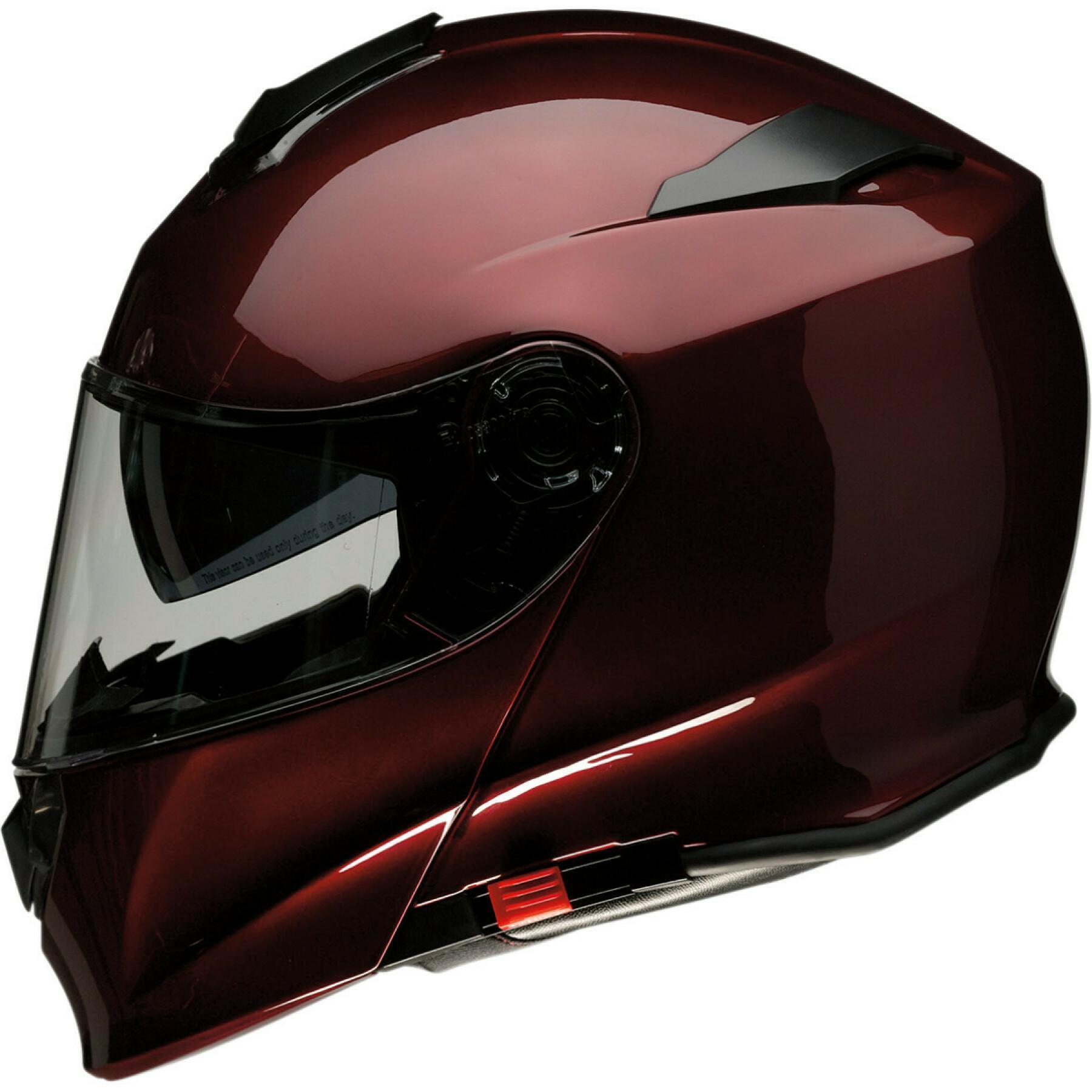 Capacete de motocicleta facial completo Z1R solaris wine