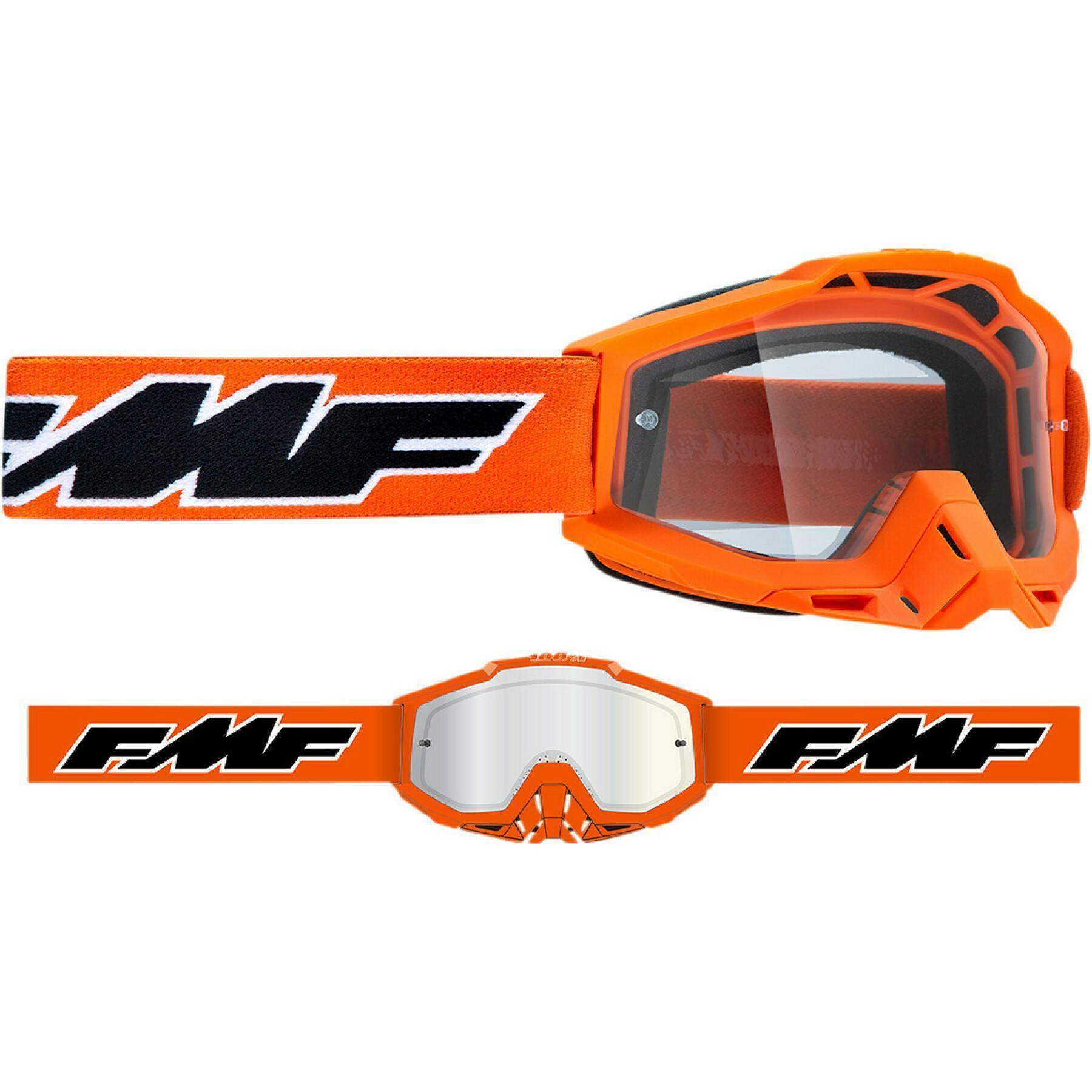 Óculos cruzados de motocicleta FMF Vision otg rocket