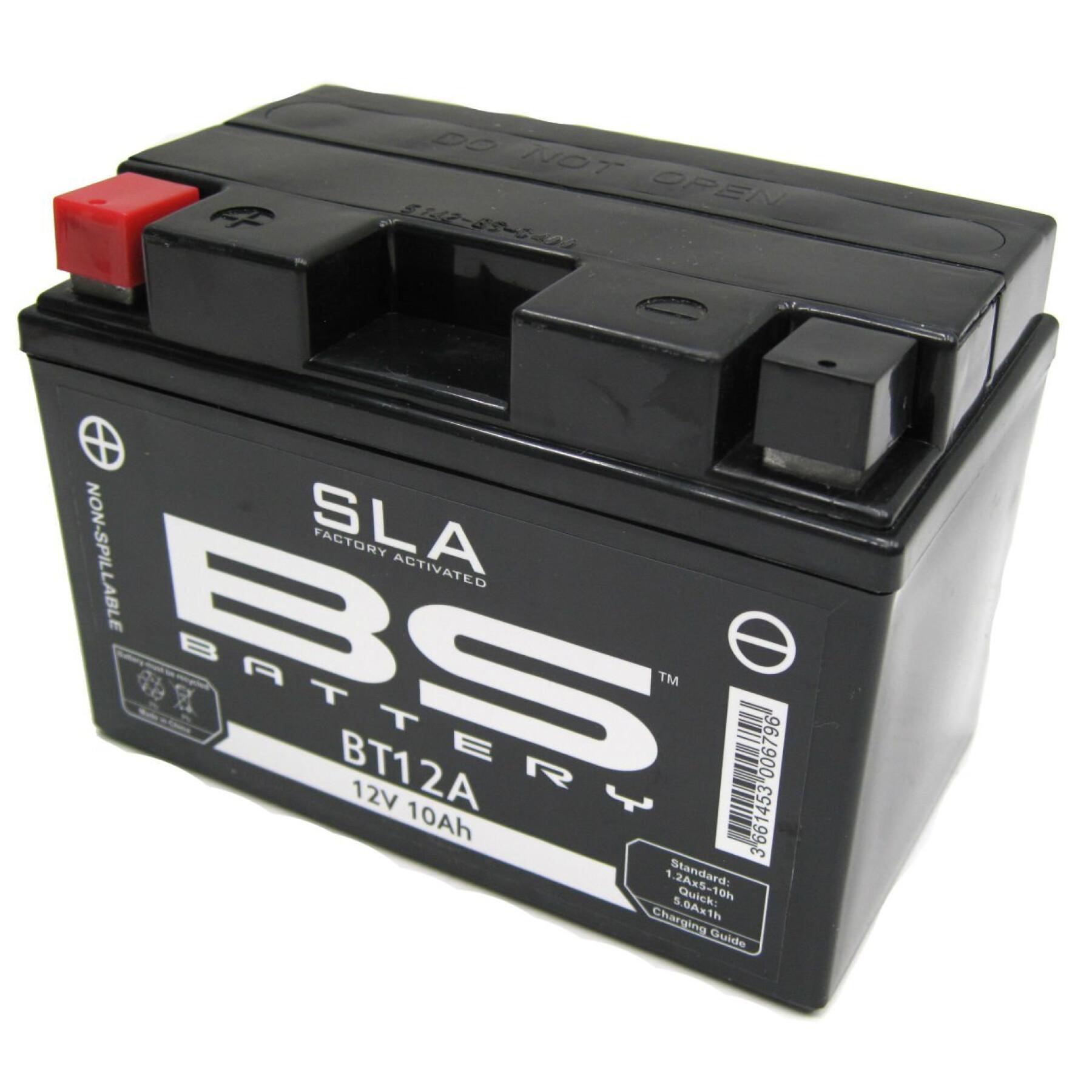 Bateria de motocicleta BS Battery SLA BT12A - C (10Hr) - C (20Hr)