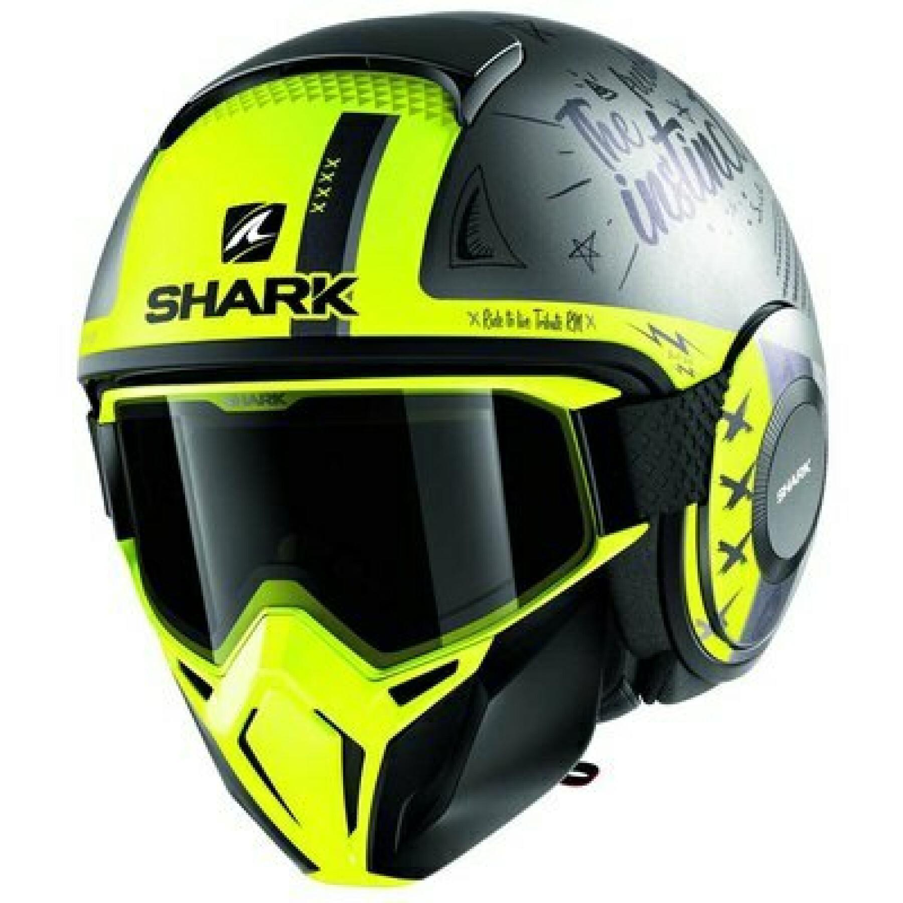 Capacete de motocicleta a jato Shark street drak tribute RM