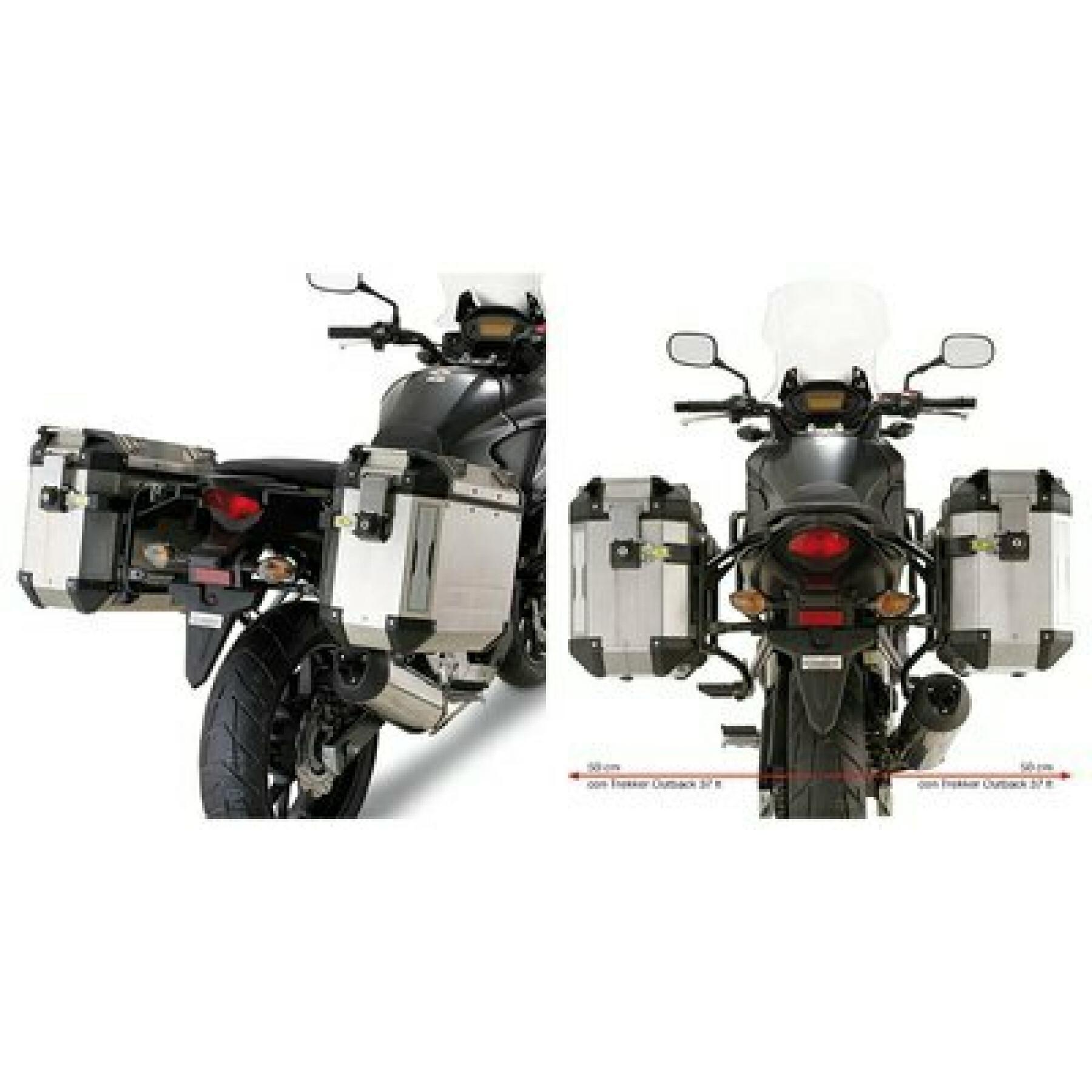 Suporte de mala lateral de motocicleta Givi Monokey Cam-Side Honda Cb 500 X (13 À 18)