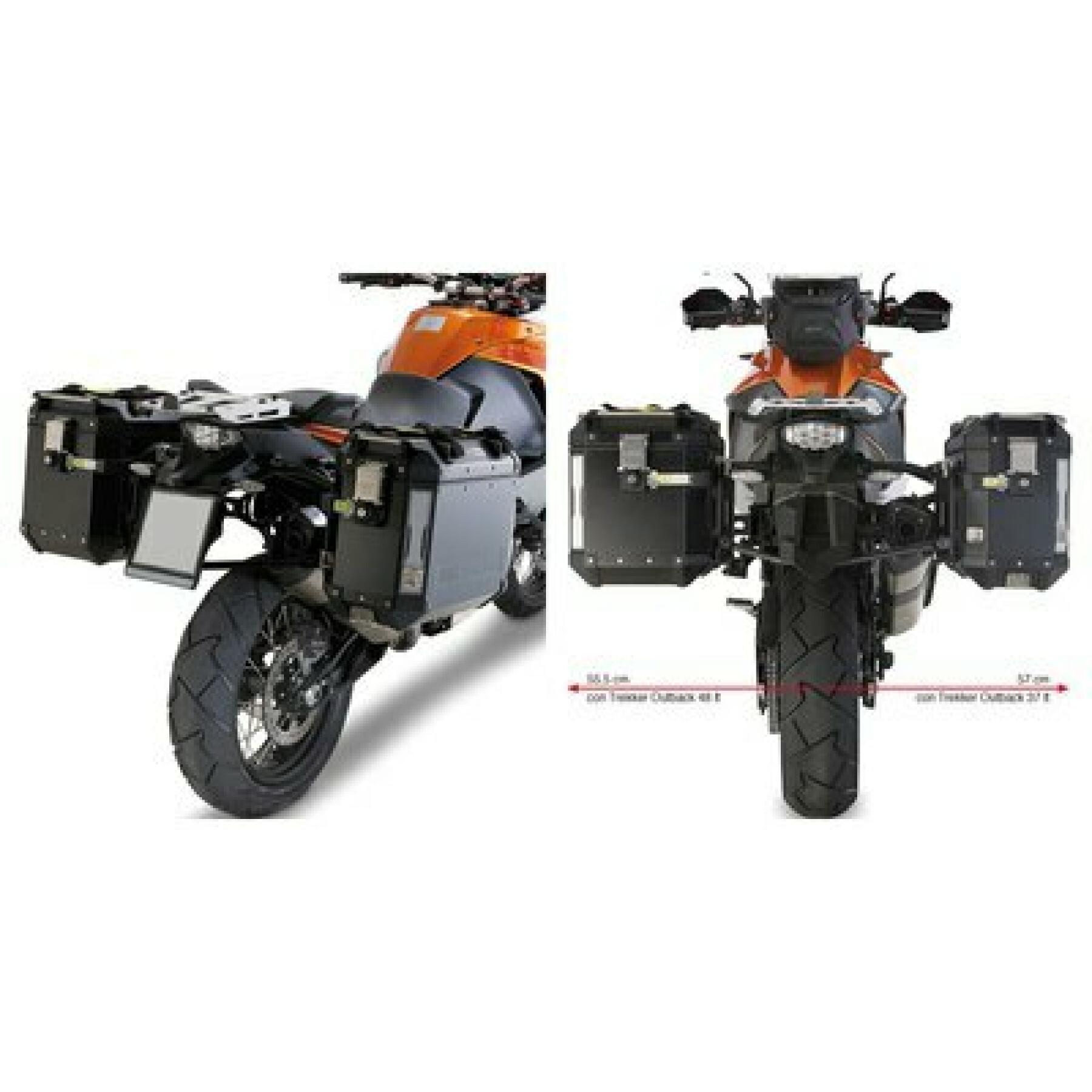 Suporte de mala lateral de motocicleta Givi Monokey Cam-Side Ktm 1050 Adventure (15 À 16)