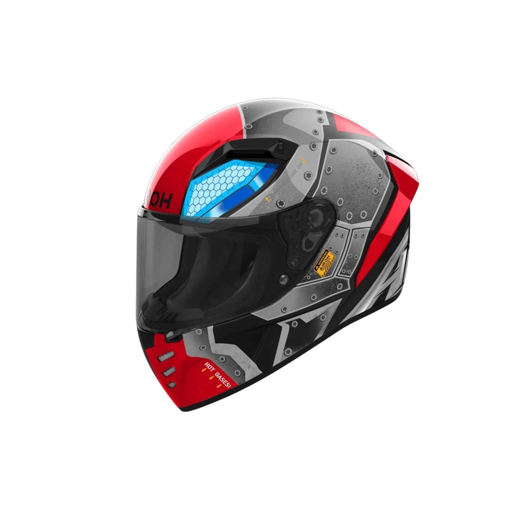 Capacete de motociclista de rosto inteiro Airoh Connor Bot