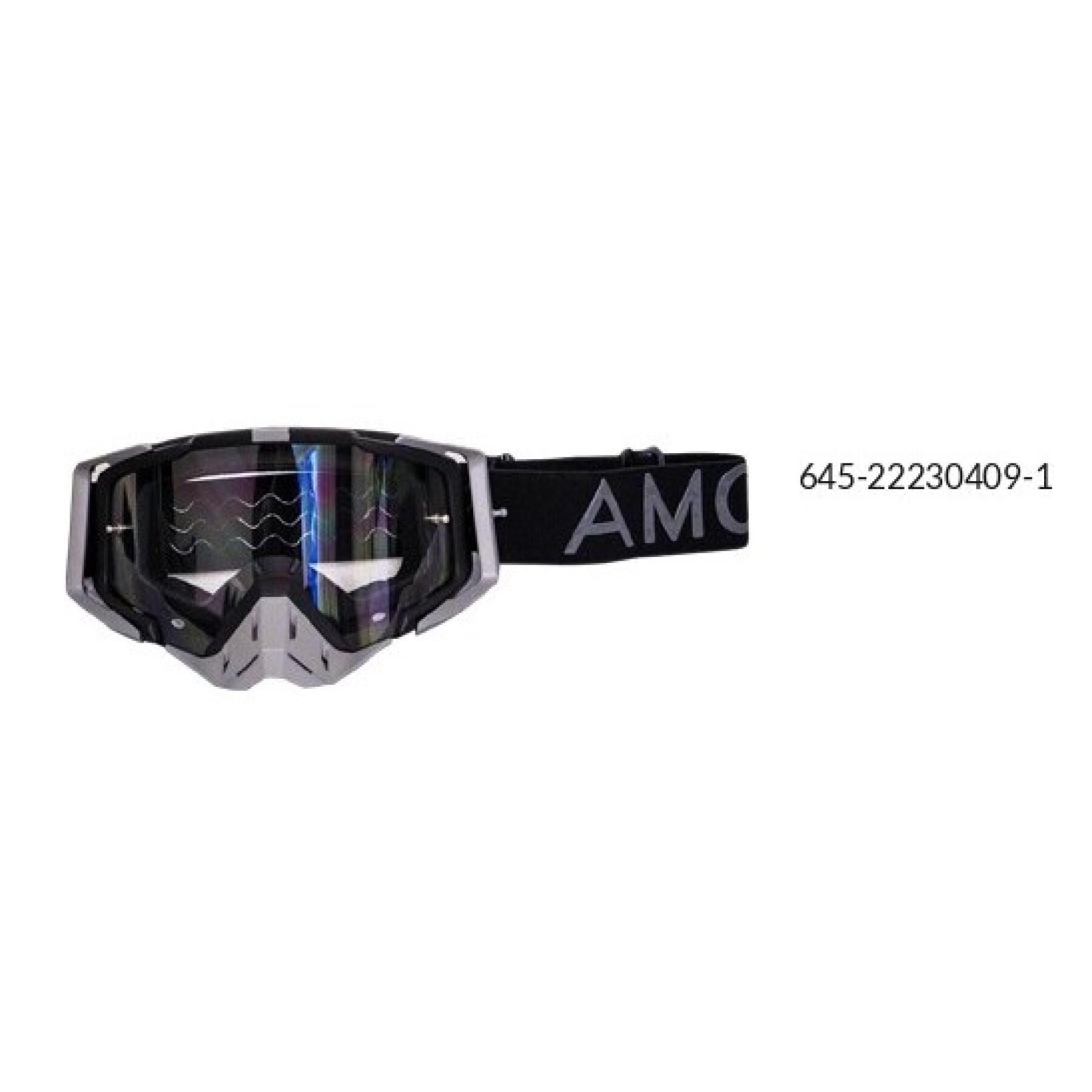 Óculos cruzados de motocicleta com lente transparent Amoq Aster