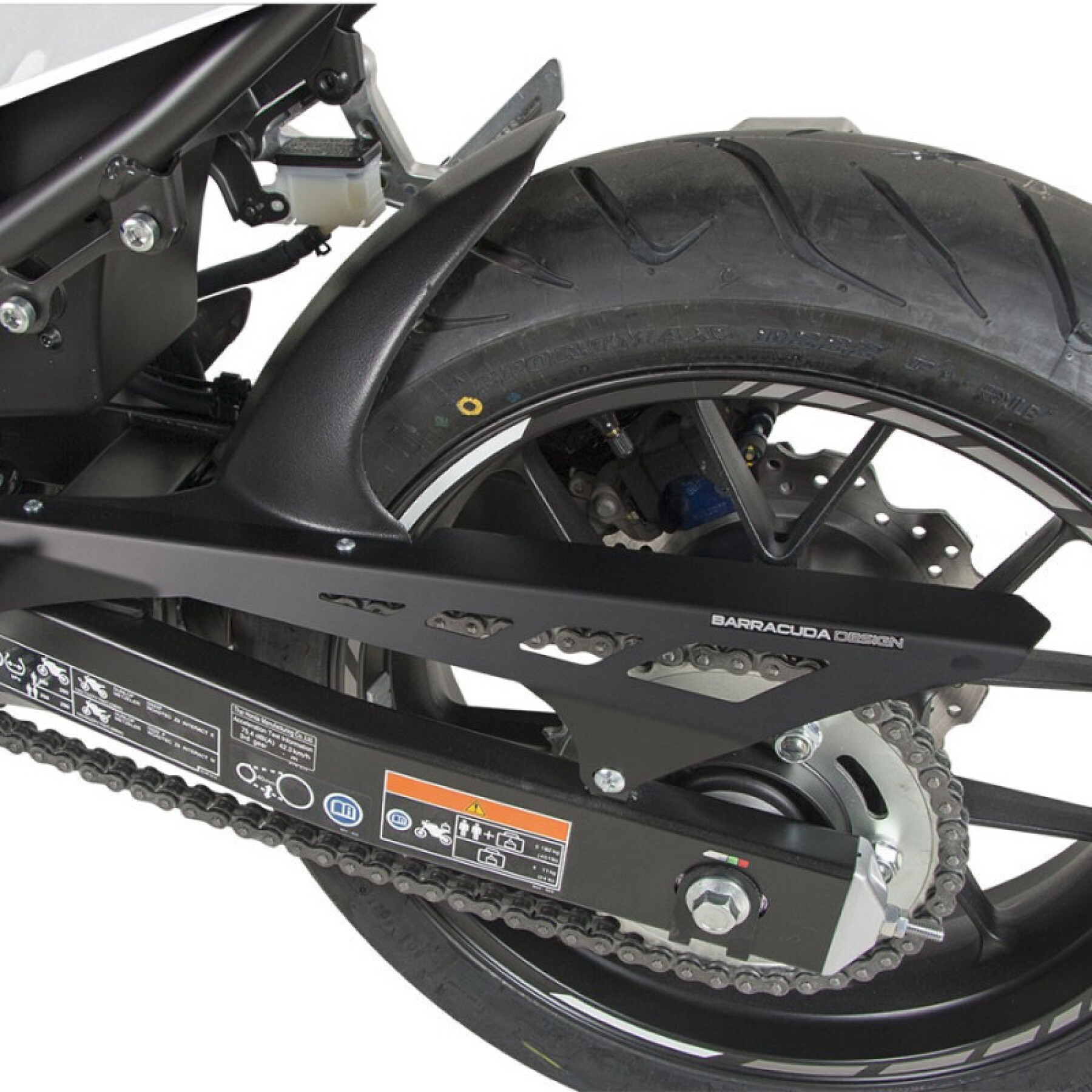 Guarda-lamas traseiros para motociclos Barracuda Honda Cbr500 R