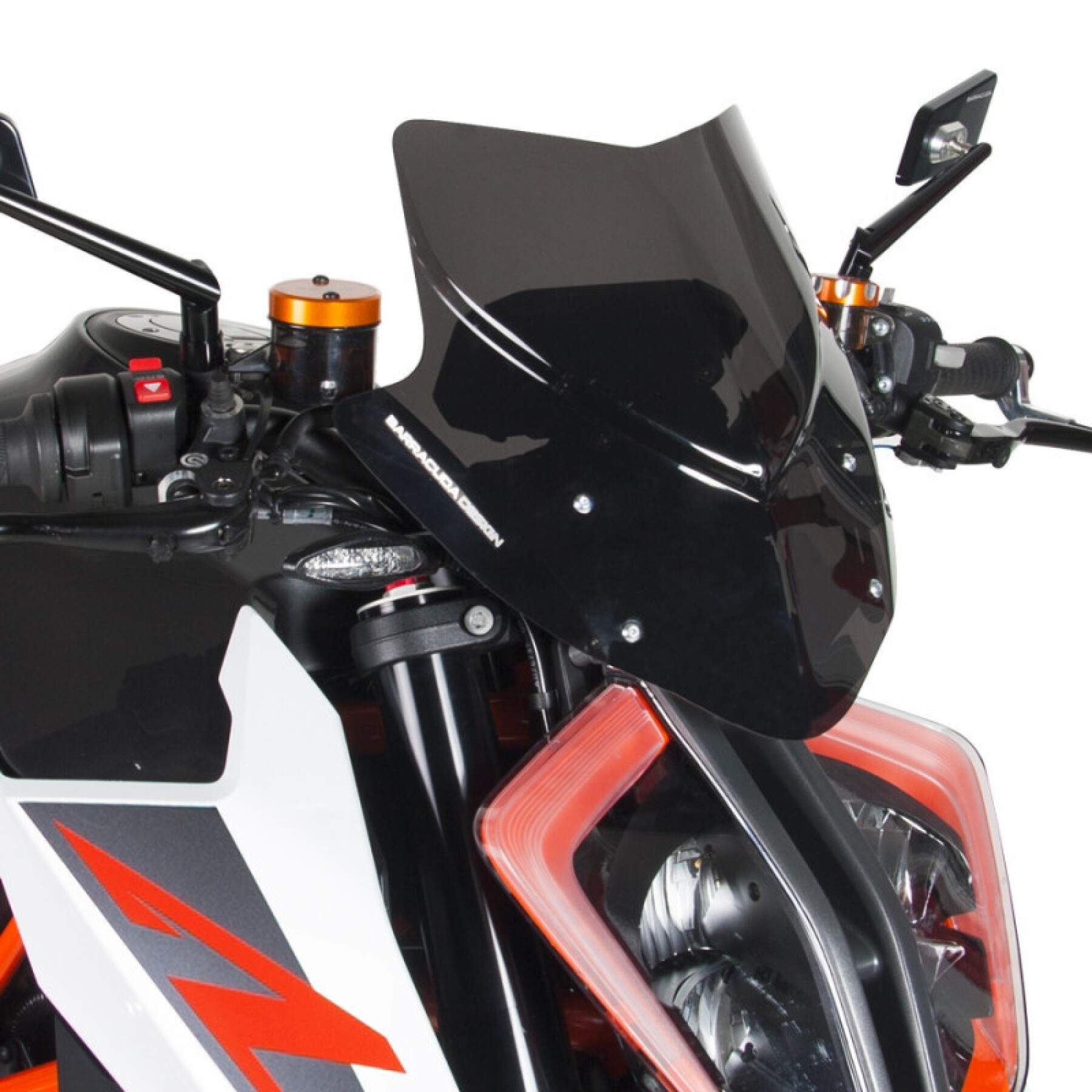 Pára-brisas de motocicleta Barracuda Aerosport KTM 1290 Super Duke (2017-2019)