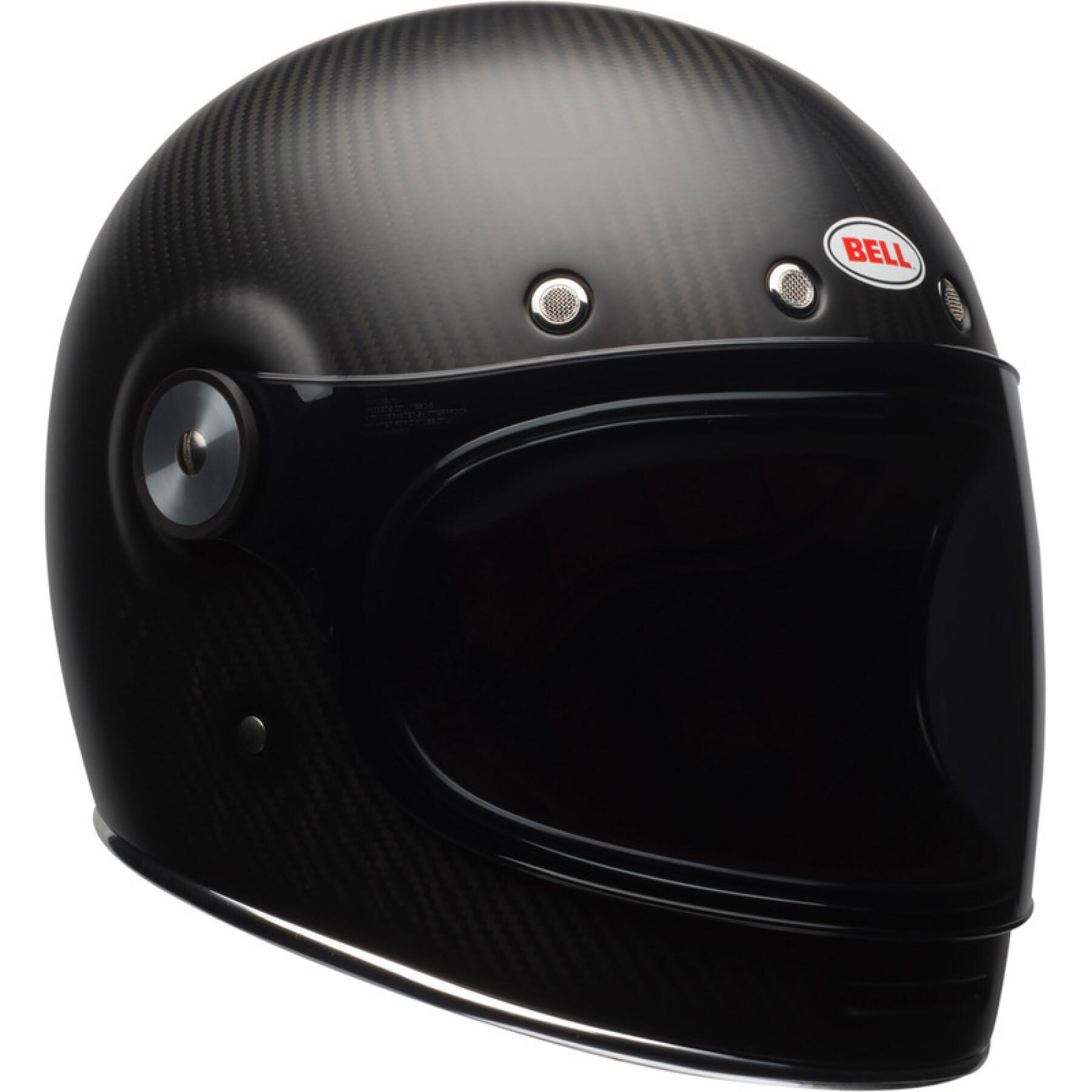 Capacete de motociclista de rosto inteiro Bell Bullitt Carbon - Solid