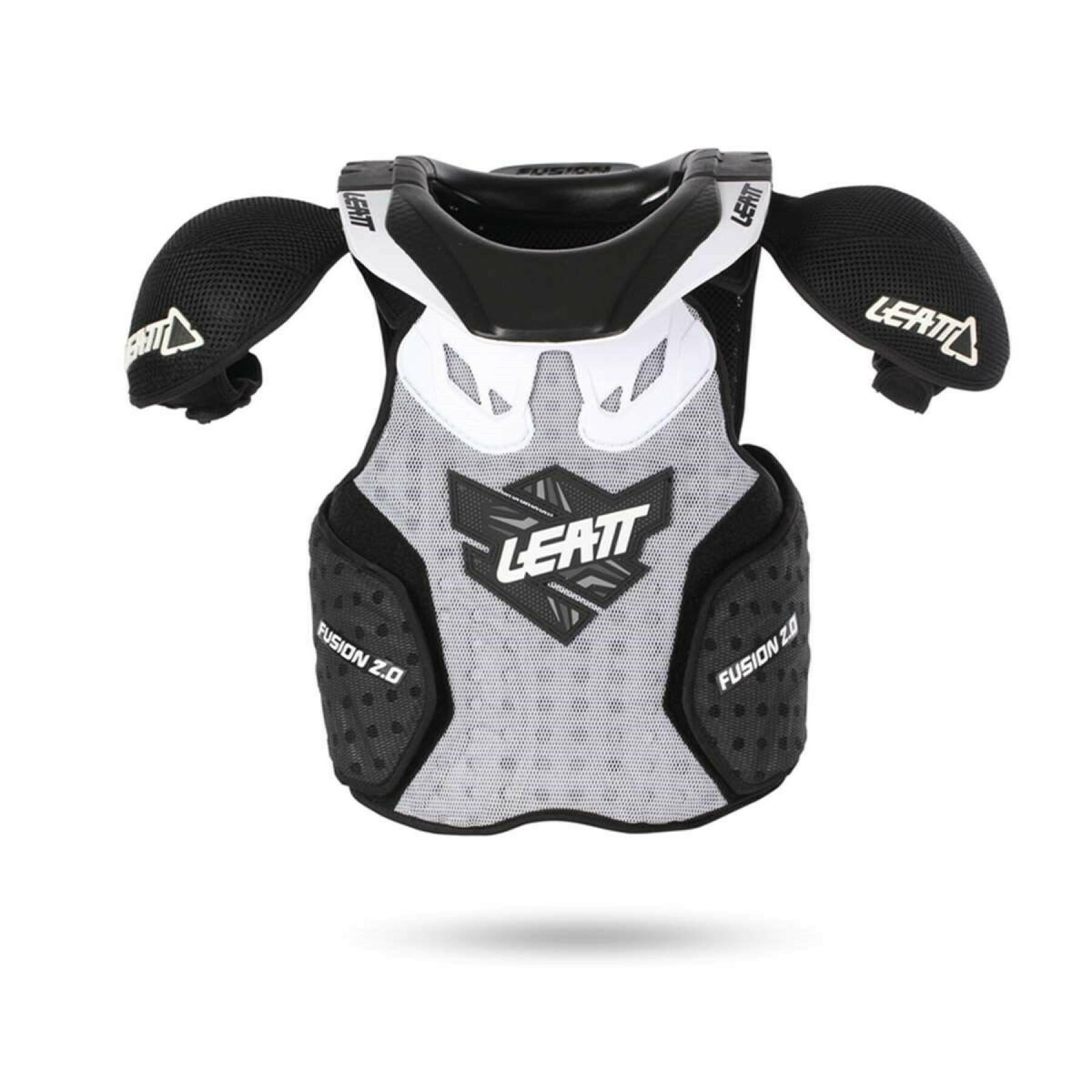 Protetor de peito de motocicleta para crianças Leatt fusion vest 2.0