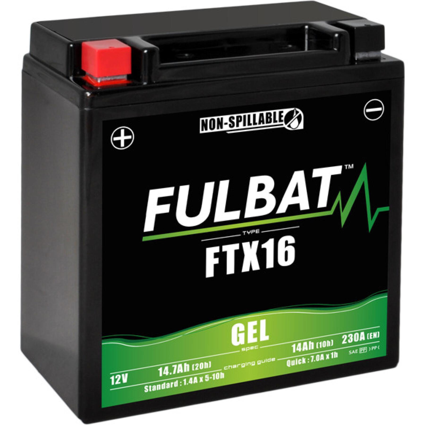 Bateria Fulbat FTX16 Gel