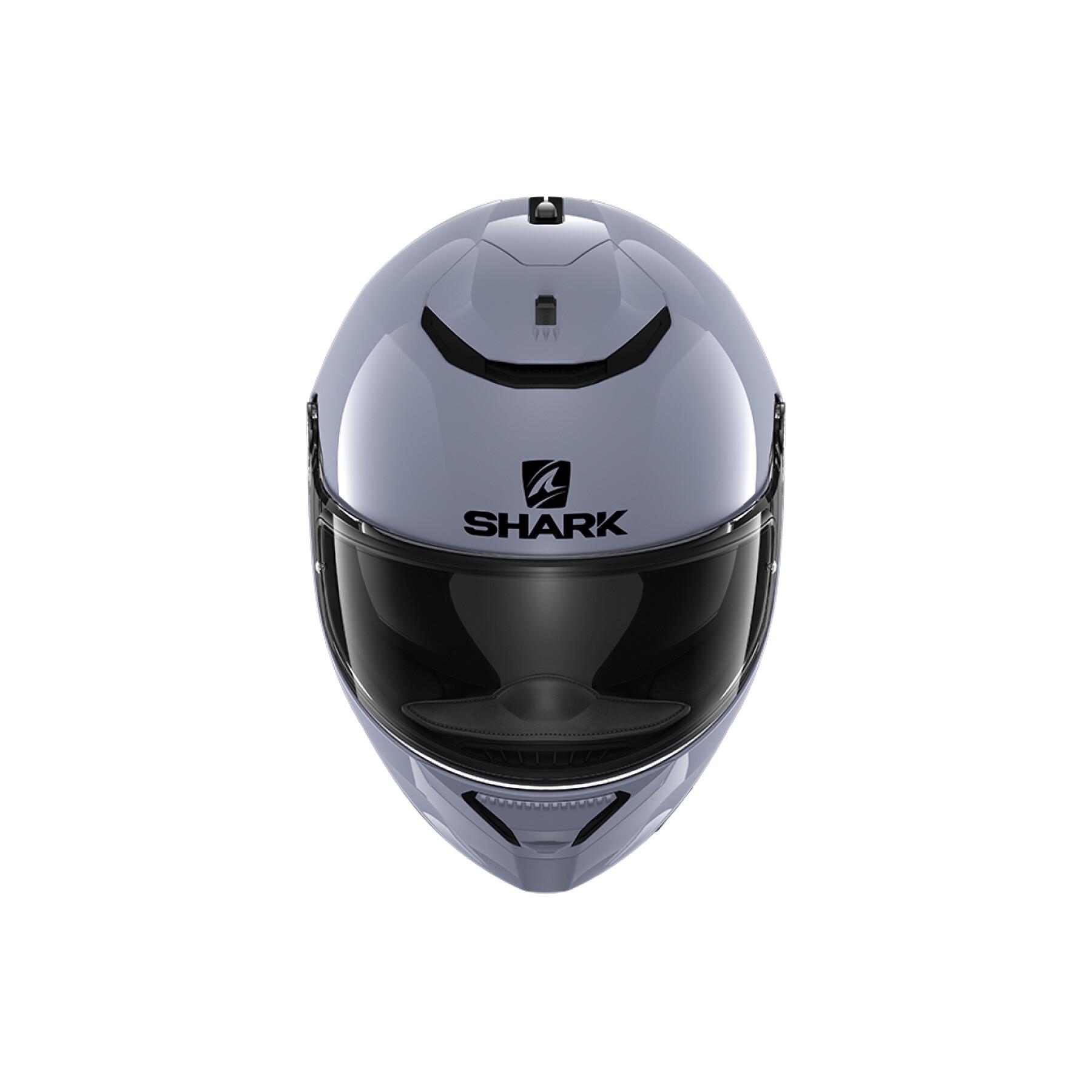 Capacete de motociclista de rosto inteiro Shark spartan 1.2 blank