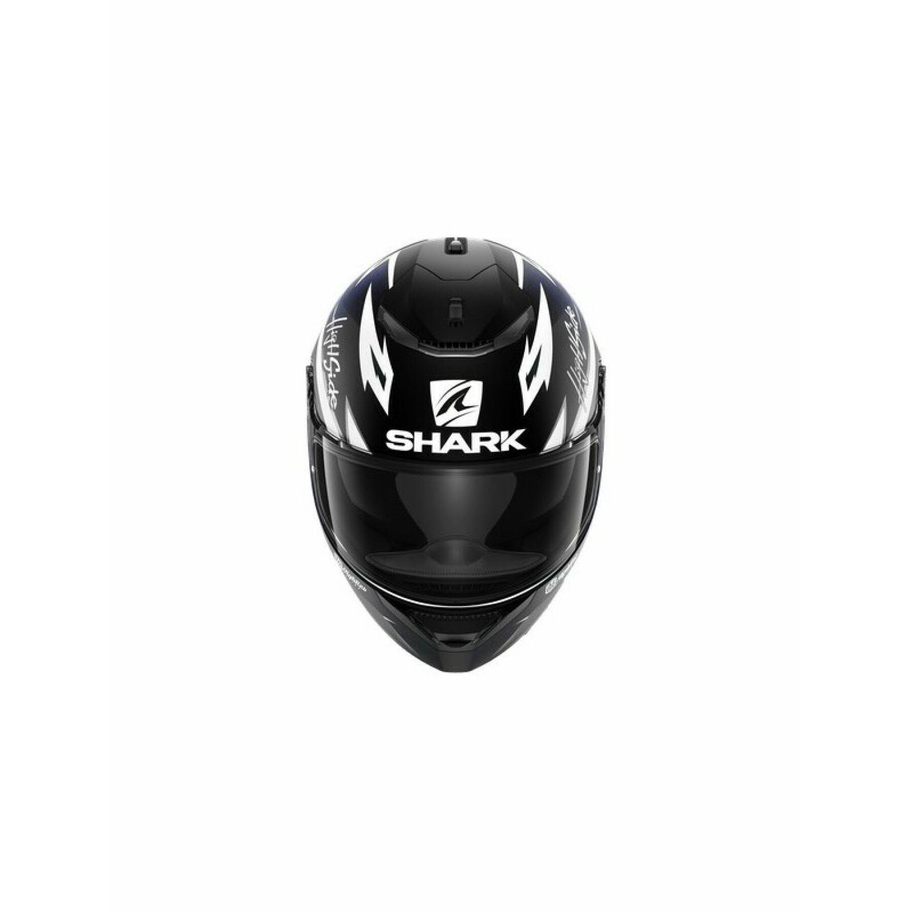 Capacete de motociclista de rosto inteiro Shark spartan 1.2 adrian parassol