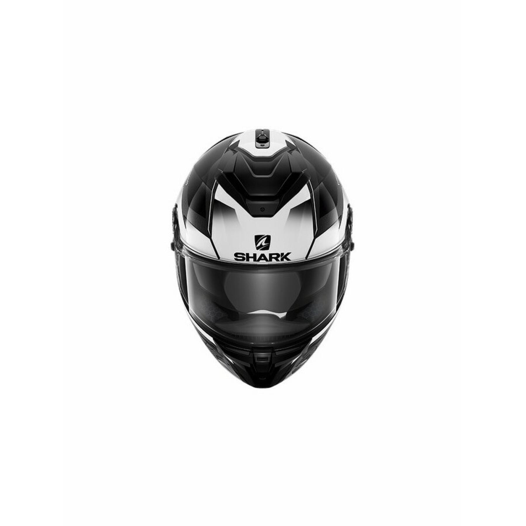 Capacete de motociclista de rosto inteiro Shark spartan GT carbon shestter