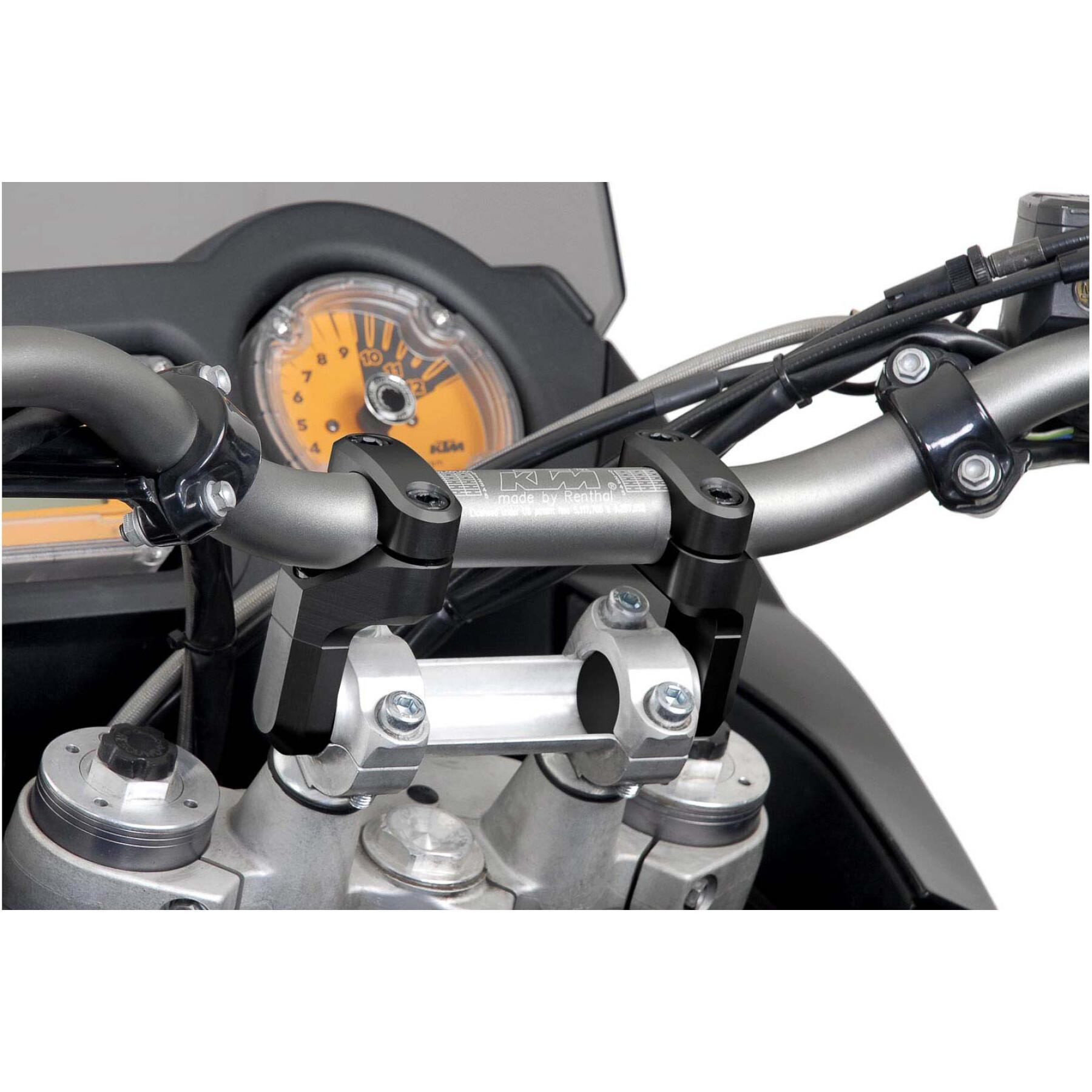 Extensões ajustáveis do guiador de motocicleta diam.28 mm SW-Motech