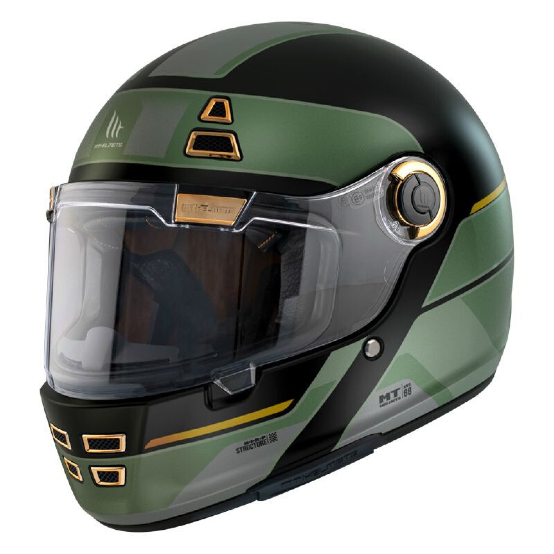 Capacete de motociclista de rosto inteiro MT Helmets Jama 68Th C1 (Ece 22.06) XXL(63/64 cm)