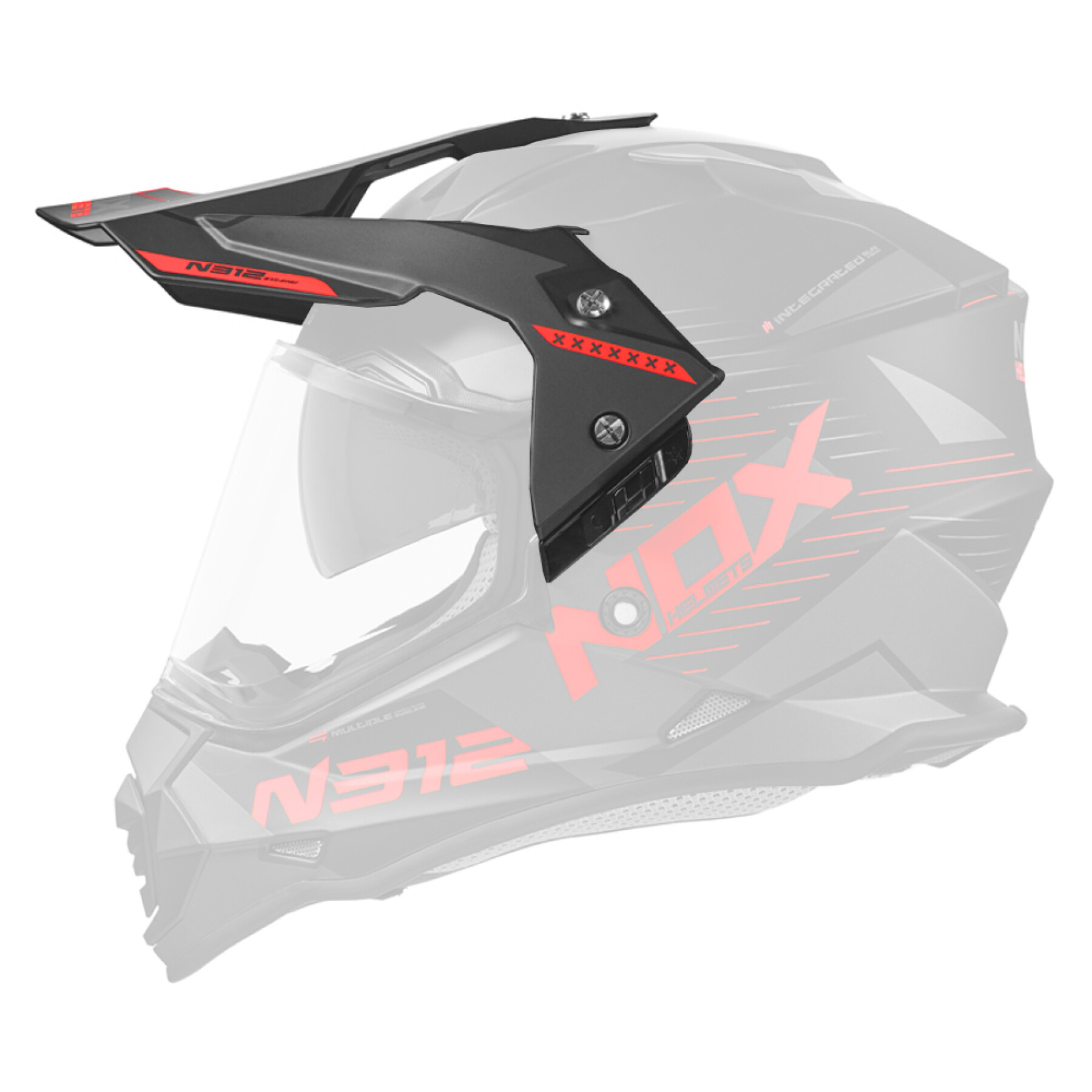 Viseira para capacete de motocross Nox 312 Extend