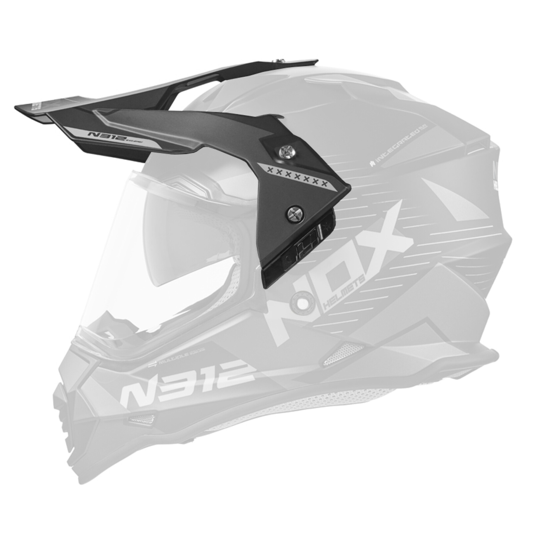 Viseira para capacete de motocross Nox 312 Extend