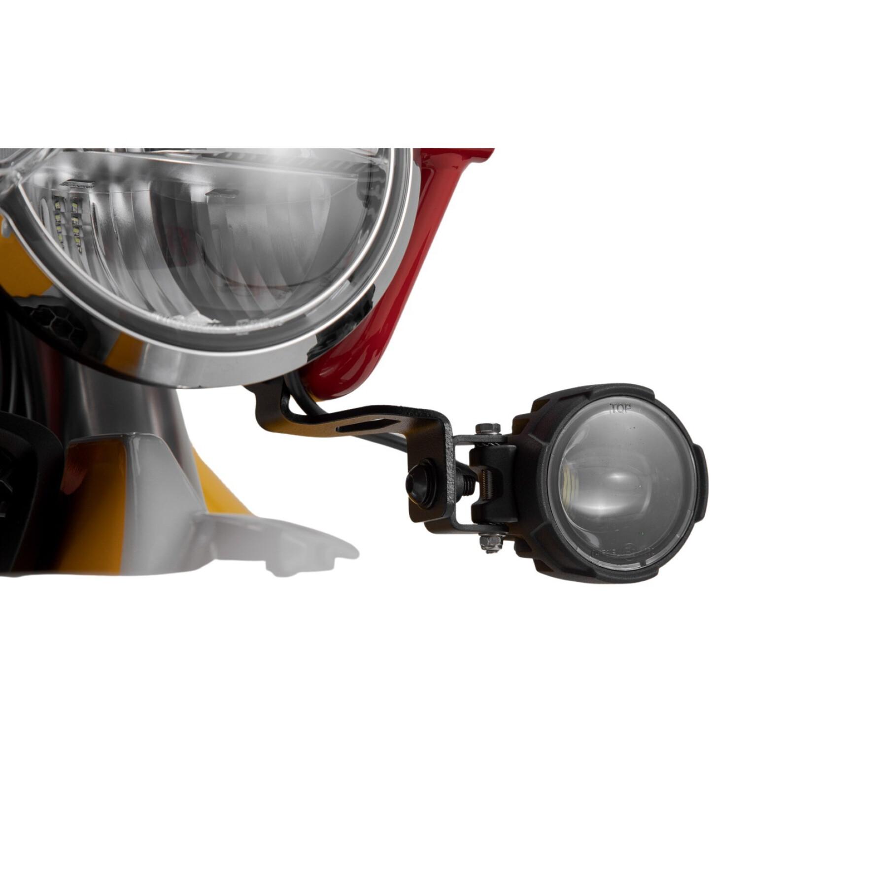 Suportes de iluminação para luzes adicionais. moto guzzi v85 tt (19-). SW-Motech