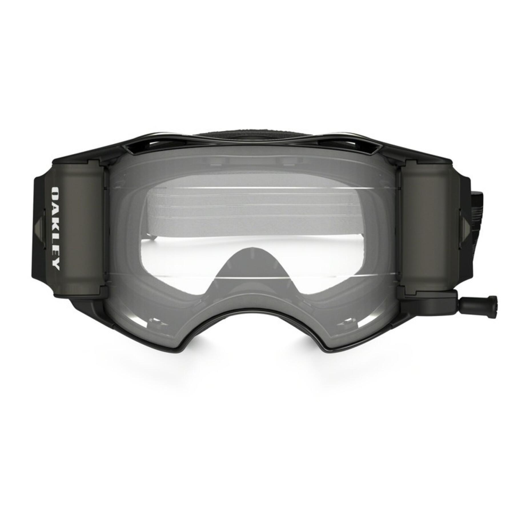Máscara de motociclismo com ecrã transparente transparente Oakley Airbrake MX Race-Ready