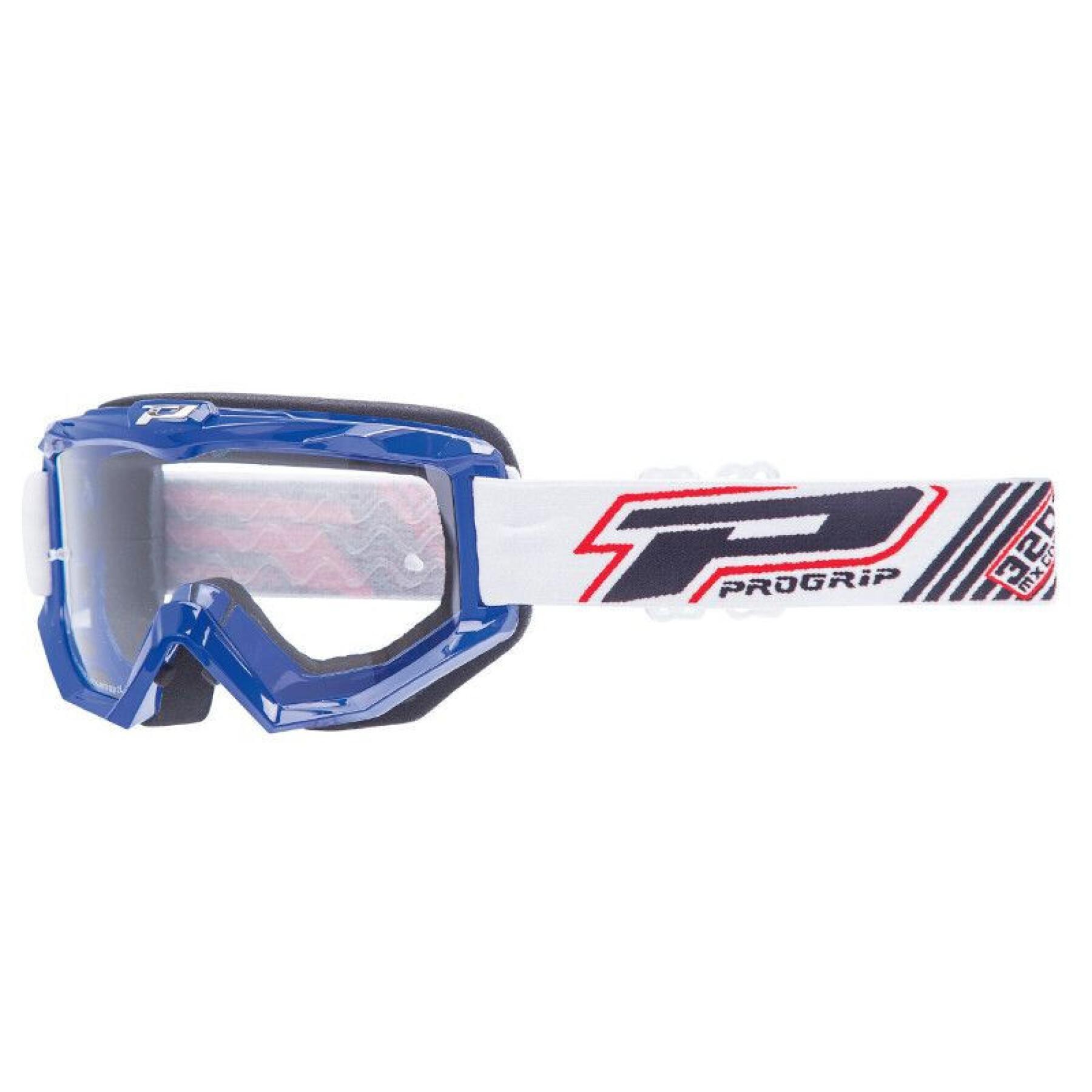 Óculos de protecção para motociclistas transparent anti-riscos-anti u.v. compatible com port Progrip 3201 Atzaki (Homólogo Ac-10170)