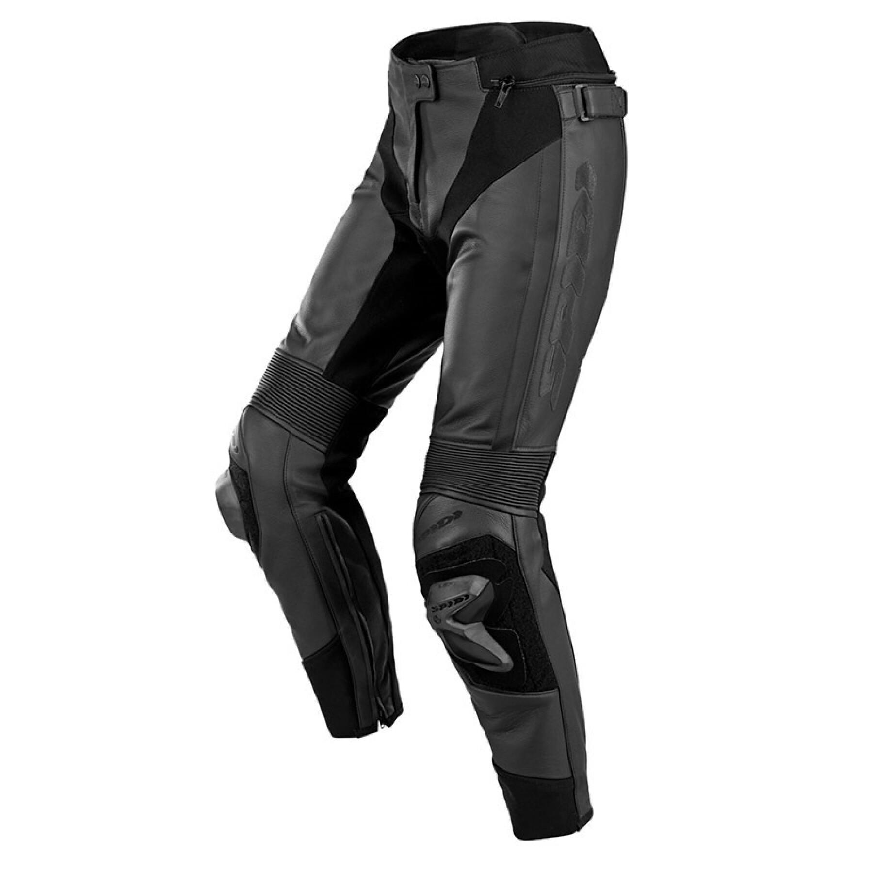 Calças de motociclista de couro para mulheres Spidi RR PRO 2