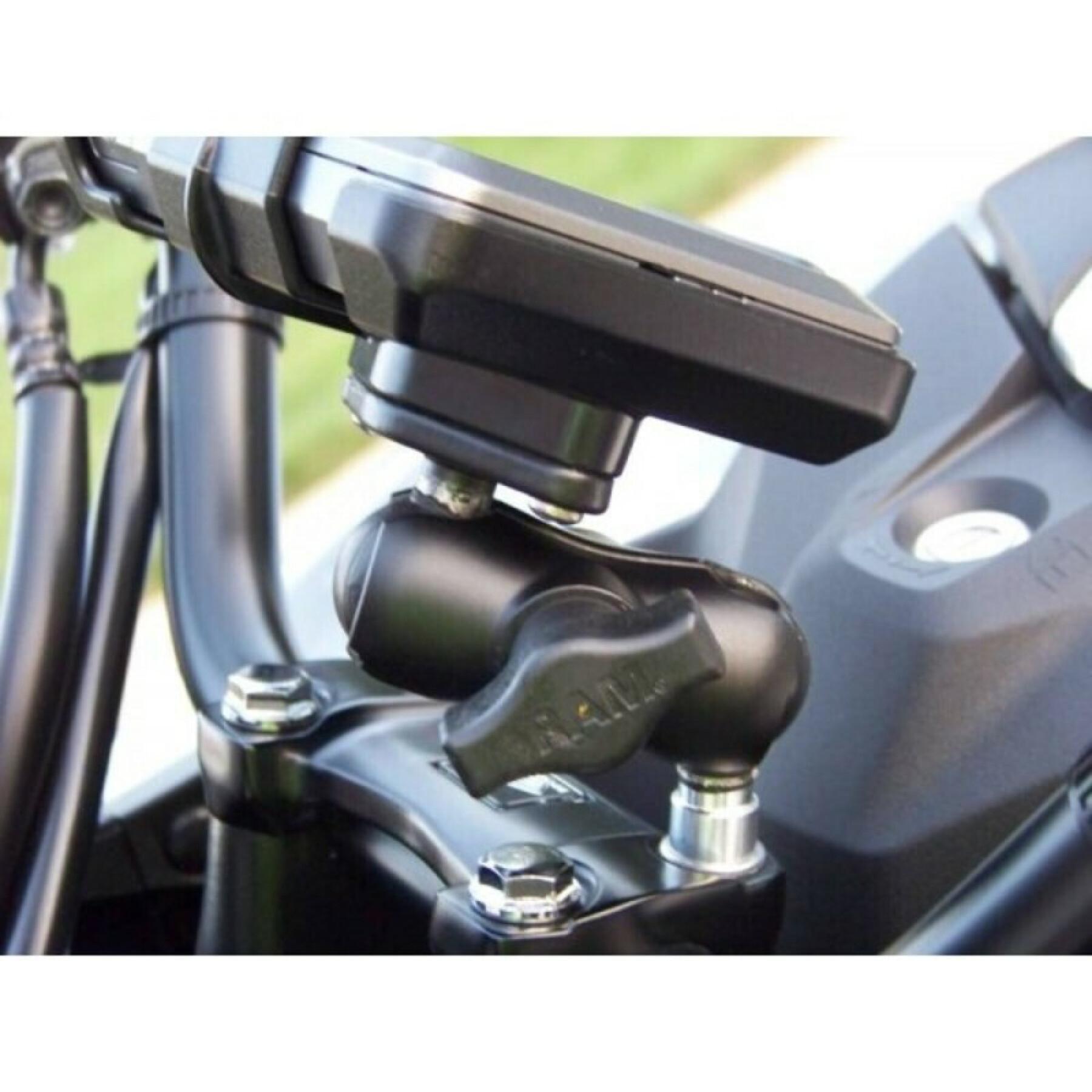 Suporte de Smartphone para base de motocicleta, fixação na guarda do gatilho através de parafusos de bola b RAM Mounts