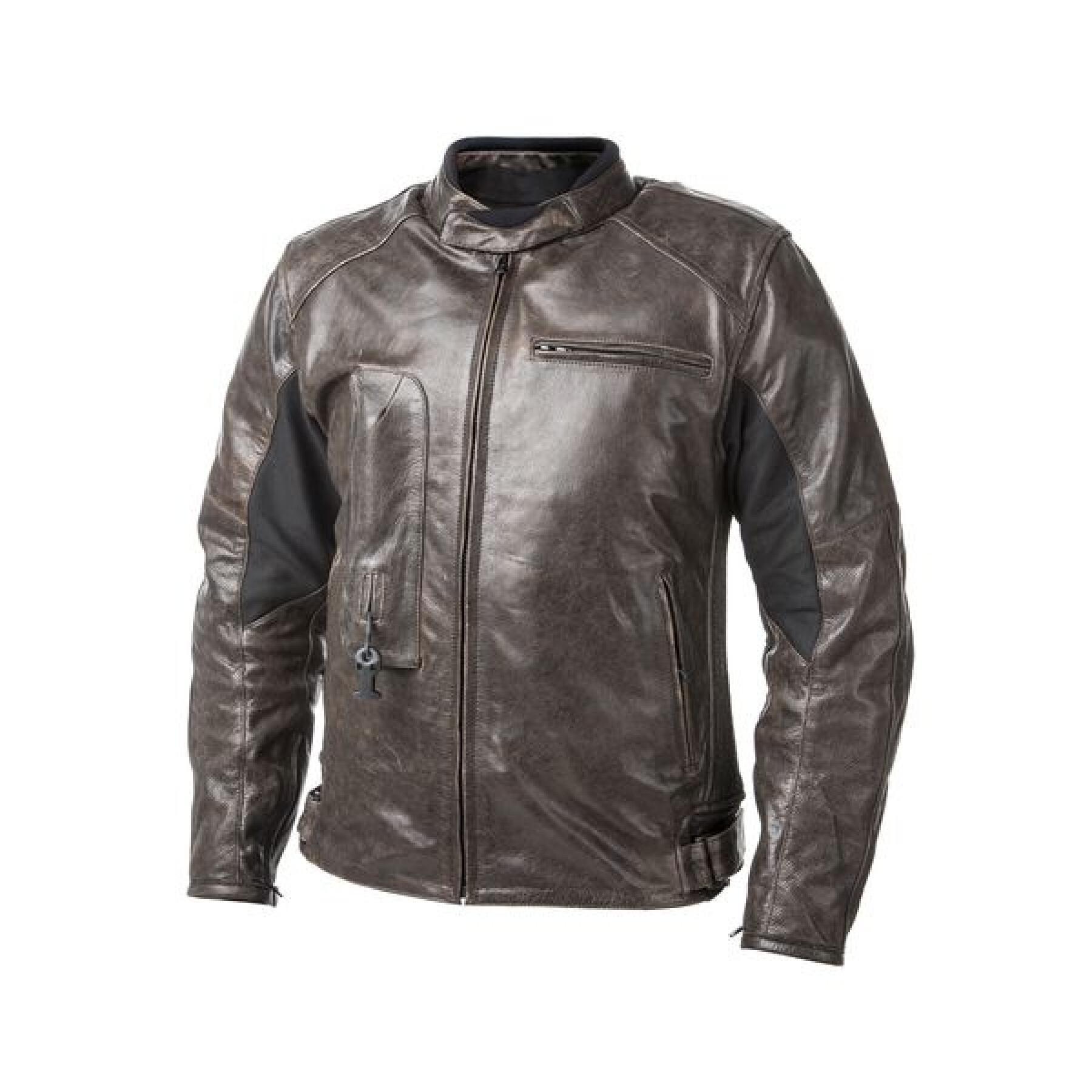 Airbag de jaqueta de couro para motocicletas Helite ROADSTER 2