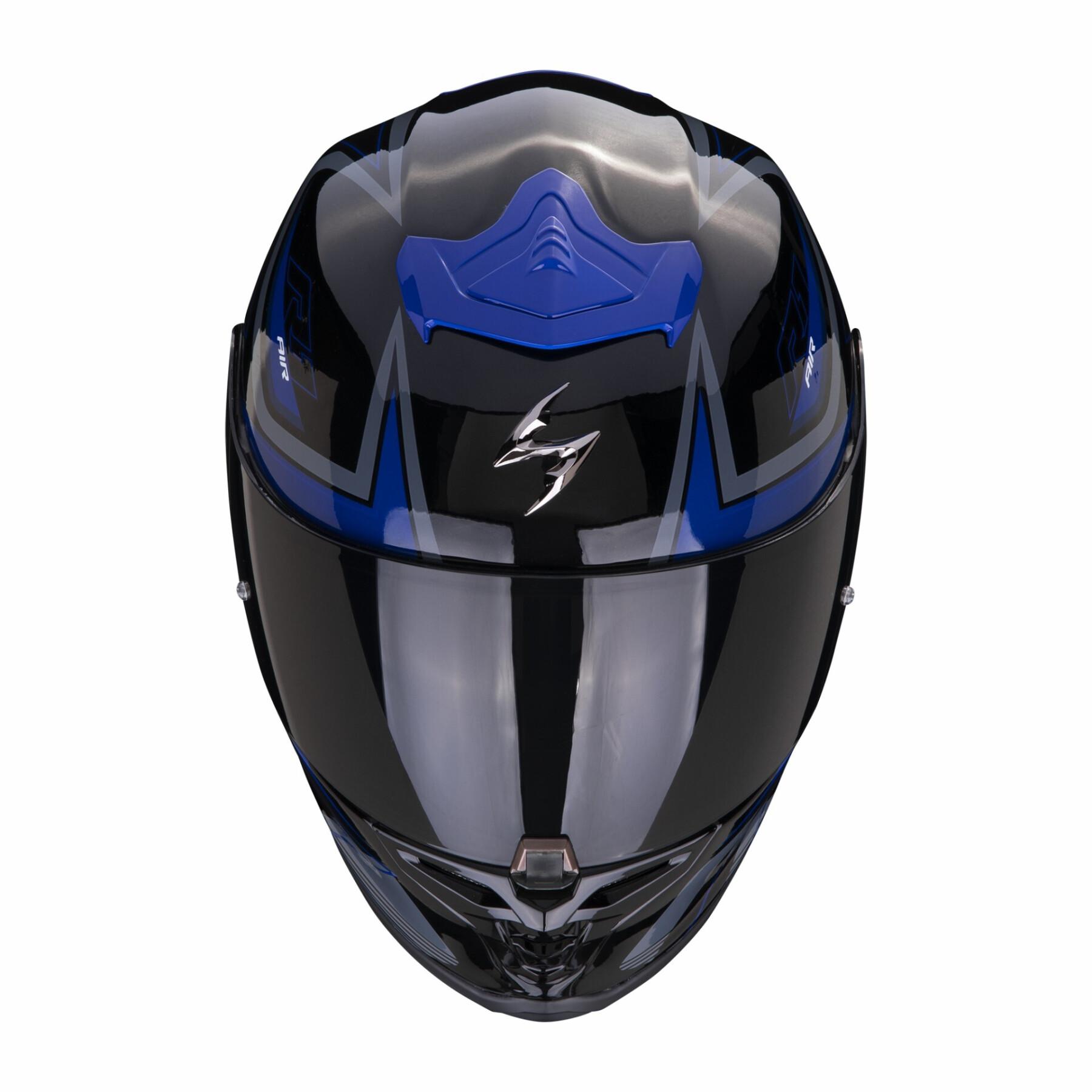 Capacete de motociclista de rosto inteiro Scorpion Exo-R1 Evo Air GAZ ECE 22-06