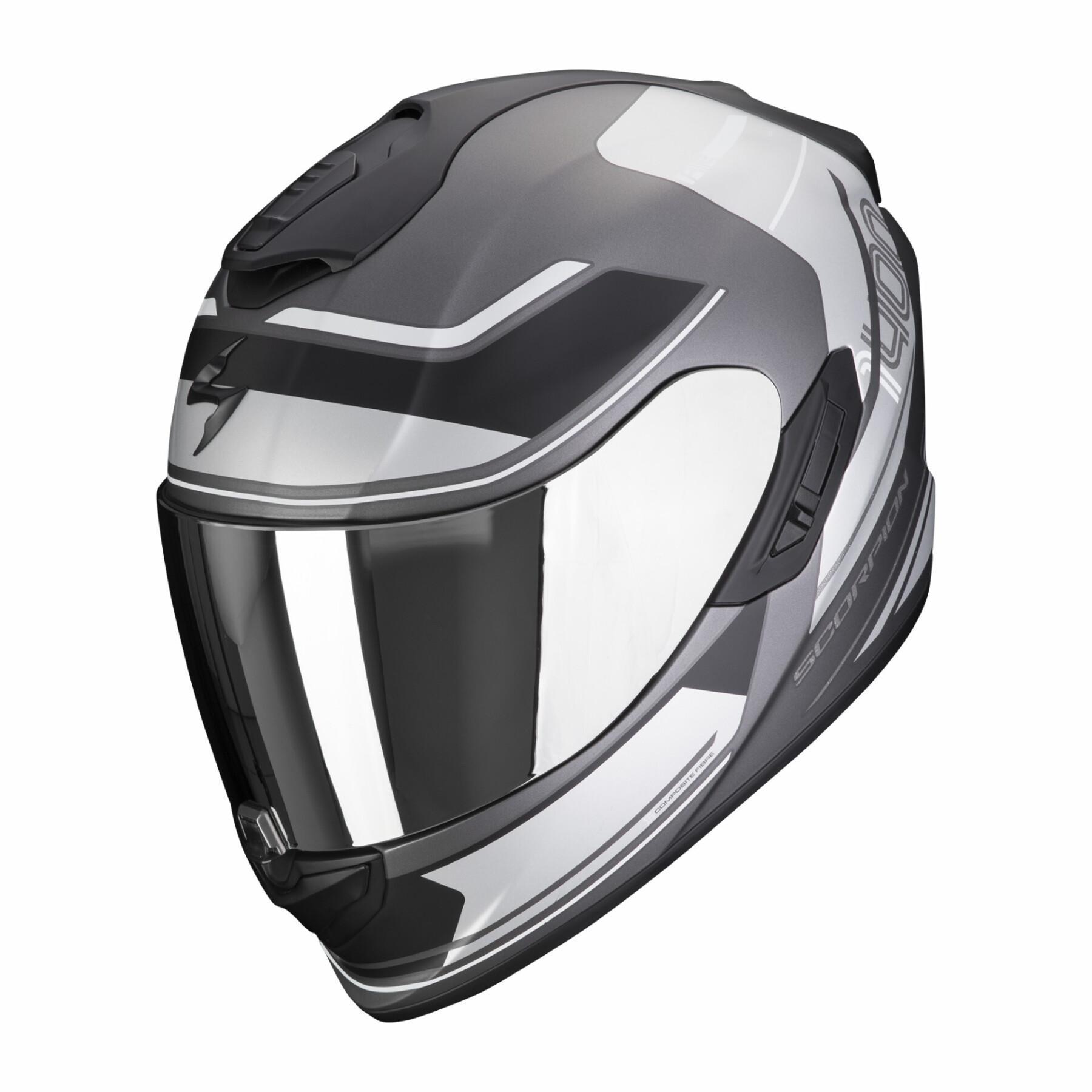 Capacete de motociclista de rosto inteiro Scorpion Exo-1400 Evo Air Vittoria ECE 22-06