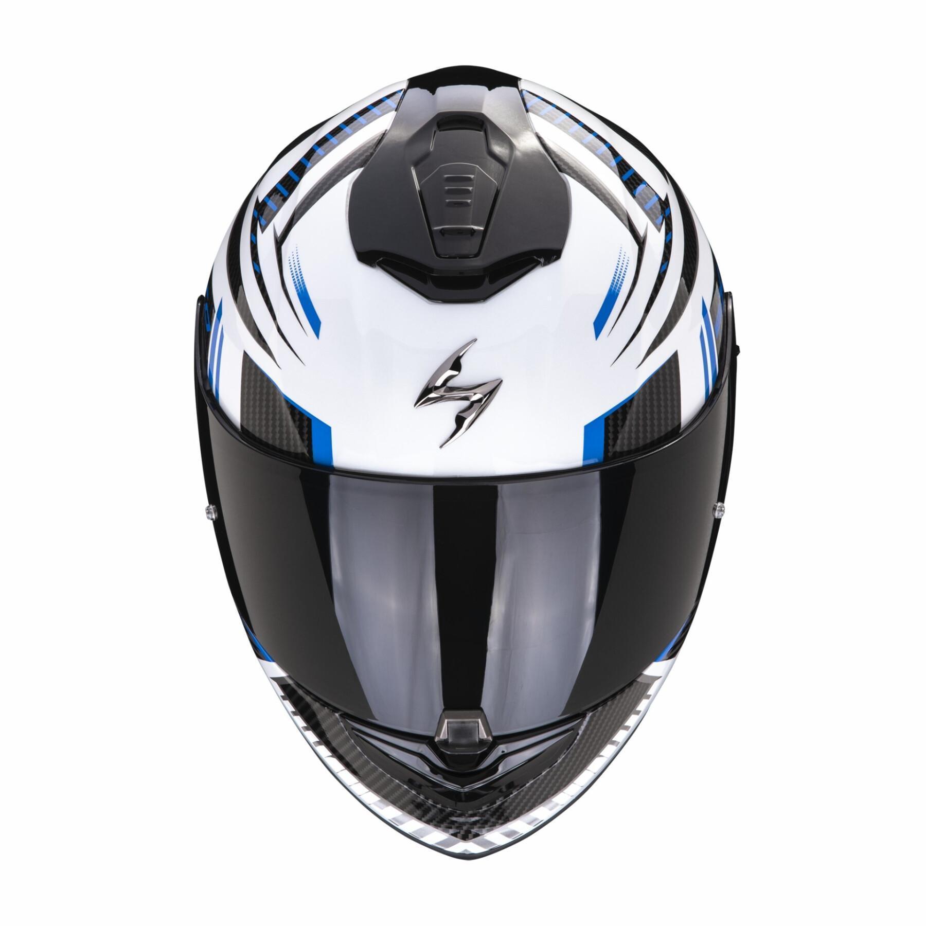 Capacete de motociclista de rosto inteiro Scorpion Exo-1400 Evo Air Shell ECE 22-06