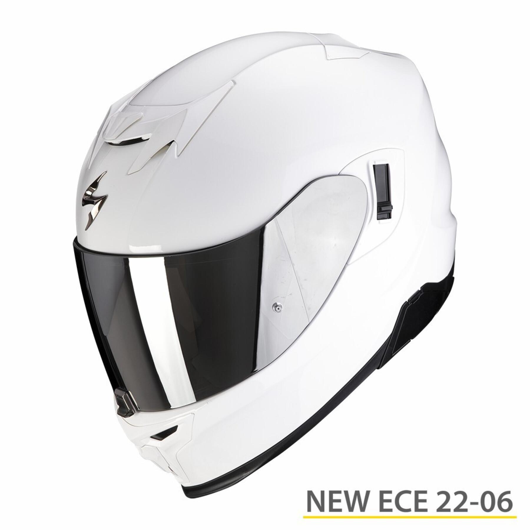 Capacete de motociclista de rosto inteiro Scorpion Exo-520 Evo Air Solid ECE 22-06