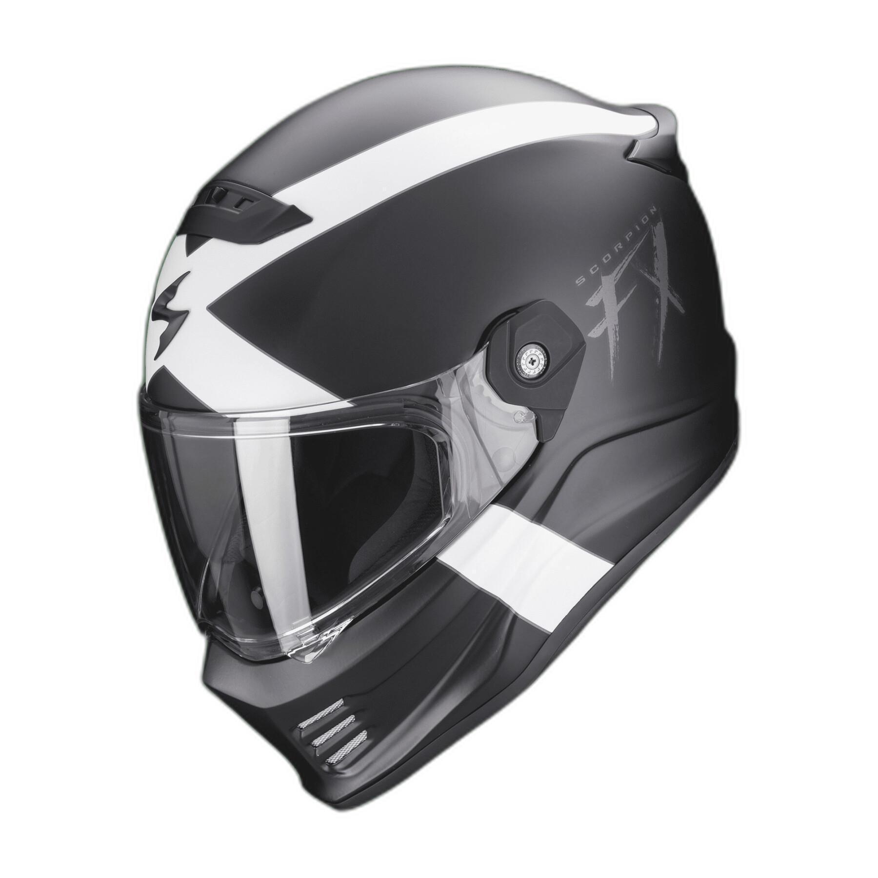 Capacete de motociclista de rosto inteiro Scorpion Covert FX Gallus ECE 22-06