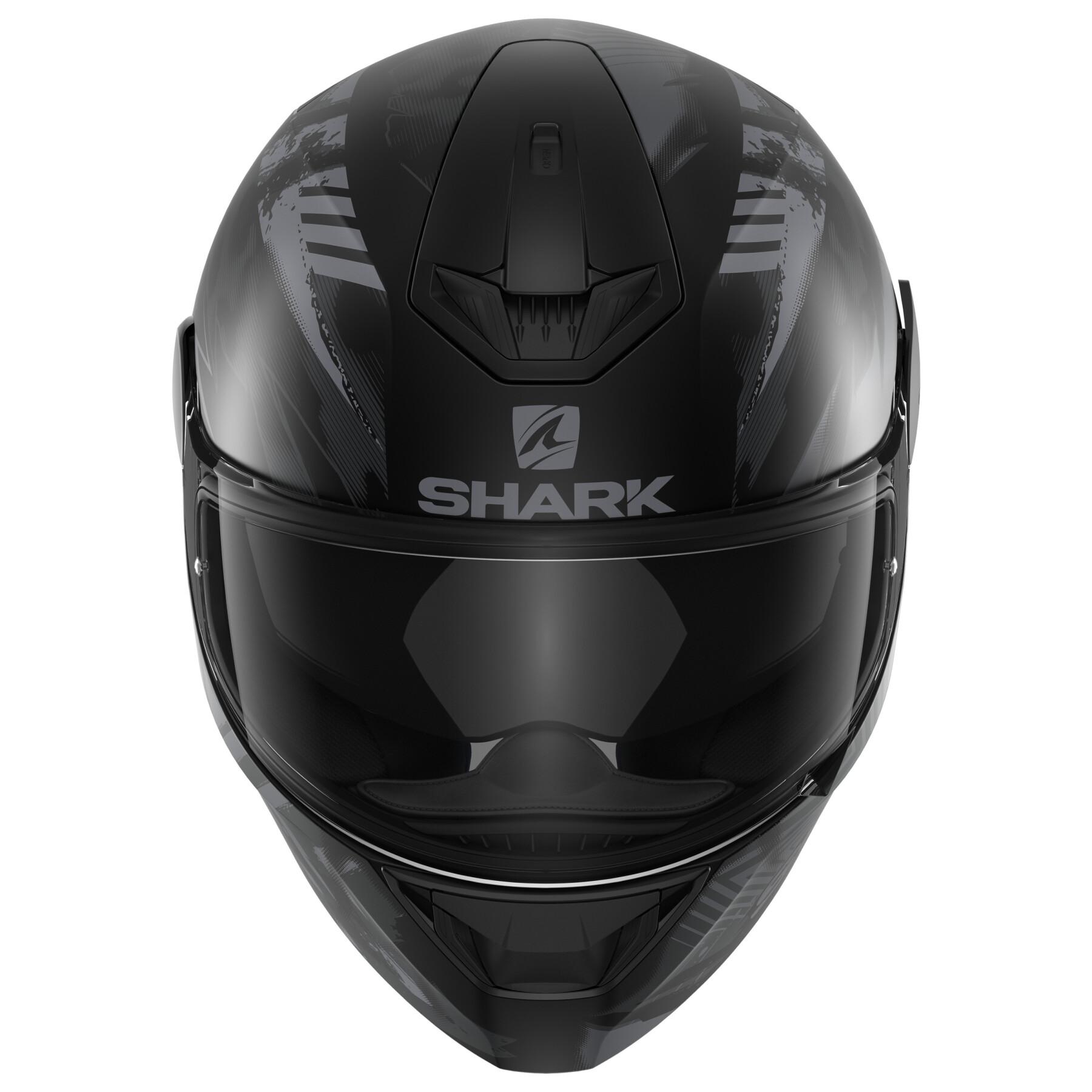 Capacete de motociclista de rosto inteiro Shark d-skwal 2 penxa