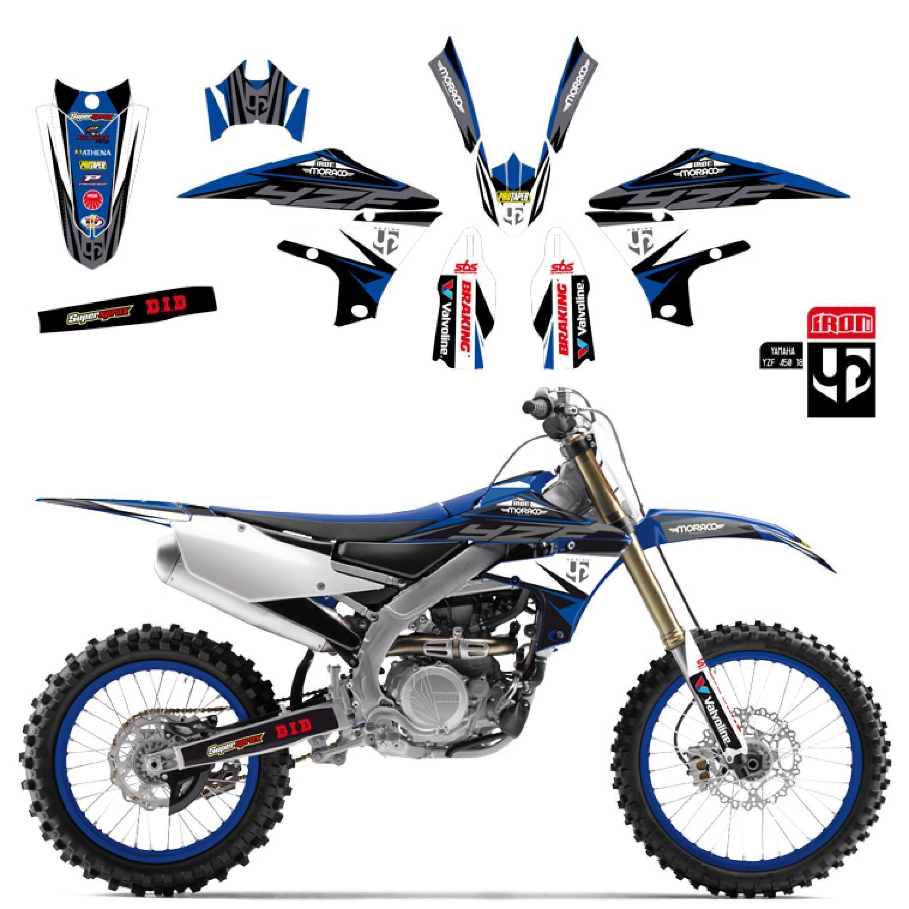 Kit de decoração de motocicletas UP Iron Yamaha Yz 125 - 250 2015-2018