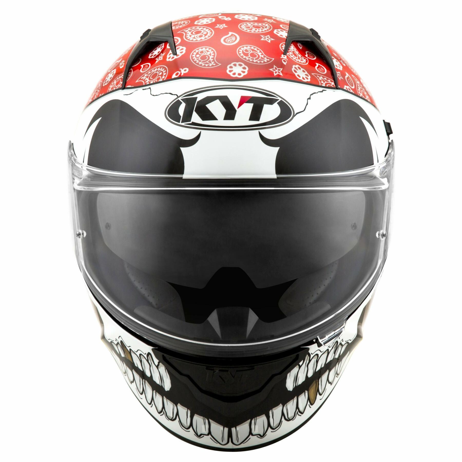 Capacete facial completo Kyt nf-r pirate