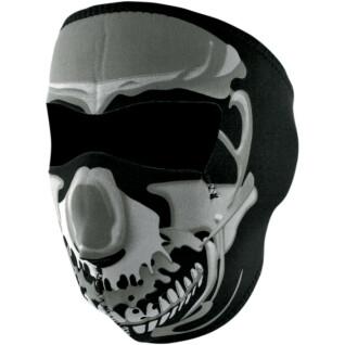 Motos balaclava Zan Headgear full face chrome skull