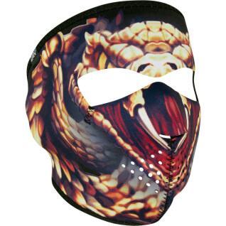 Balaclava facial de motocicleta Zan Headgear snake