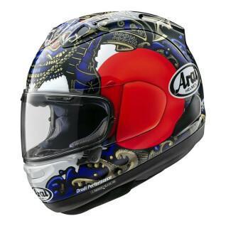 Capacete de motociclista de rosto inteiro Arai RX-7V EVO Samurai