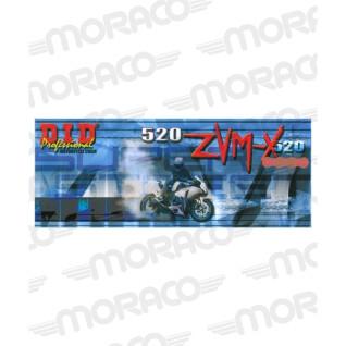 Corrente de rolos de motocicletas D.I.D 520Zvm-X(G&G) X 104 Mail. Zj