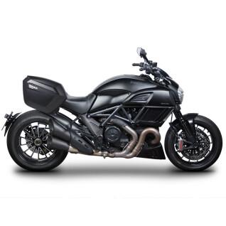 Suporte de caixa lateral de motocicleta Shad Sistema 3P Ducati 1200 Diavel (12 TO 18)