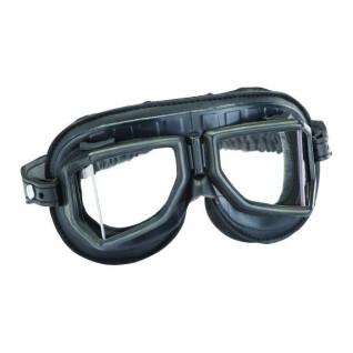 Óculos de protecção para motos com uma moldura de pele genial Climax 513SN