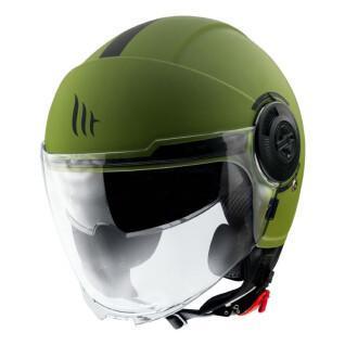 Capacete a jato com ecrã duplo MT Helmets Viale Sv