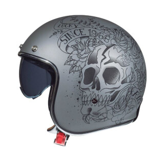 Capacete a jato MT Helmets Le Mans 2 SV Skull & Roses A2