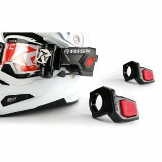 Sistema automático de máscara cruzada de moto para roll-offs Risk Racing