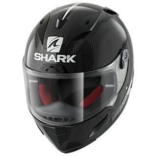 Capacete de motociclista de rosto inteiro Shark race-r pro carbon skin