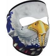 Balaclava facial de motocicleta Zan Headgear usa eagle