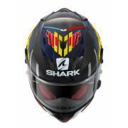 Capacete de motociclista de rosto inteiro Shark race-r pro carbon zarco speedblock