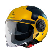 Capacete a jato com ecrã duplo MT Helmets Viale SV S Beta D3