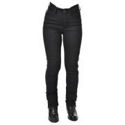 Jeans mulher motociclista Overlap Erin Overdyed Single Layer Homologated