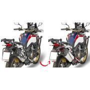 Suporte de caixa lateral de motocicleta rápida Givi Monokey Honda Crf 1000L Africa Twin (16 À 17)