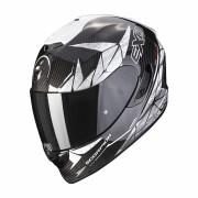 Capacete de motociclista de rosto inteiro Scorpion Exo-1400 Evo Carbon Air Aranea ECE 22-06